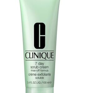Clinique 7 Day Face Scrub Cream Rinse-Off Formula 
Size: 3.4 fl oz